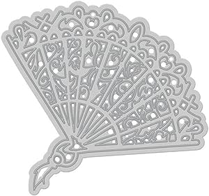 Tonic Studio Rococo Delicate Fan Die, White