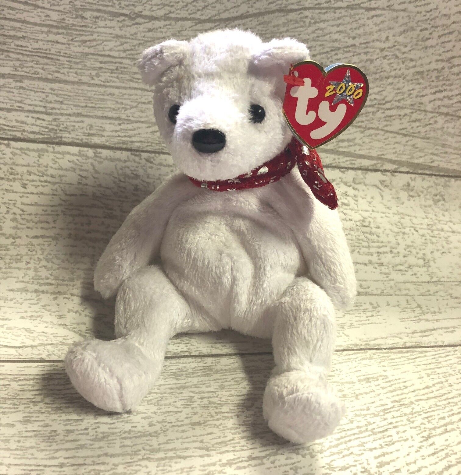 TY Beanie Baby 2000 Holiday Teddy Bear