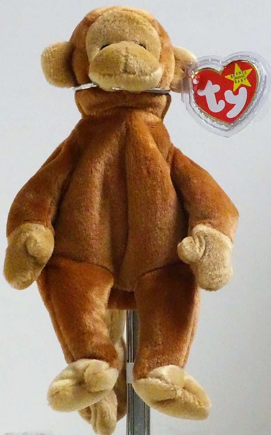 TY Beanie Baby Bongo - The Orangutan (Monkey)