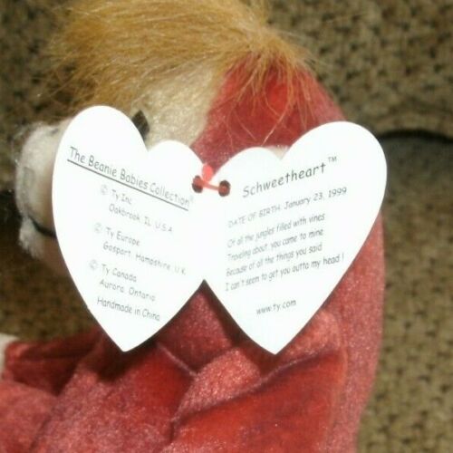 TY Beanie Baby Schweetheart - The Orangutan (Monkey) - Image 4