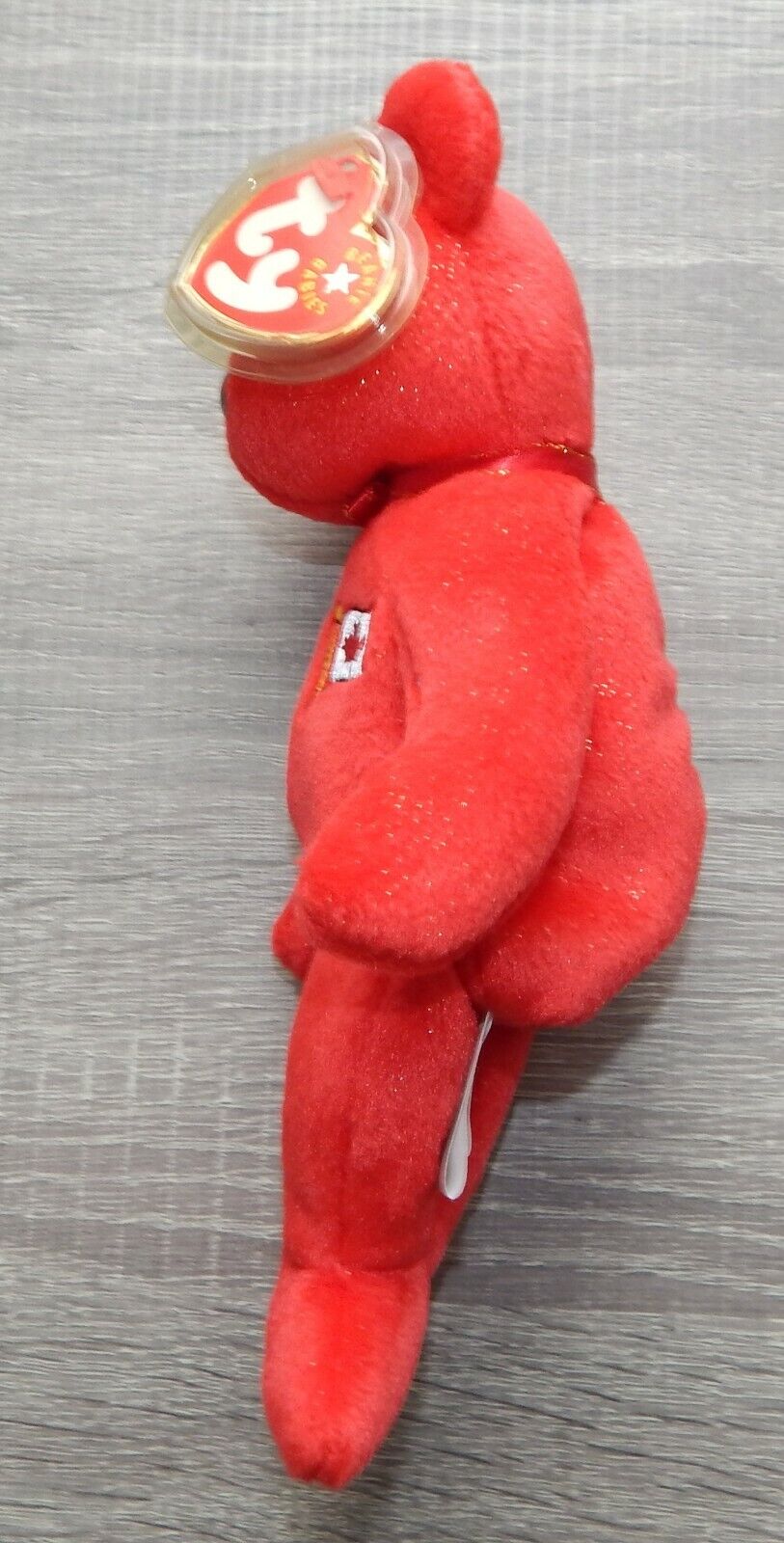 TY Beanie Baby Pierre - The Canadian Bear Teddy Bear - Red Canada Bear - Image 4