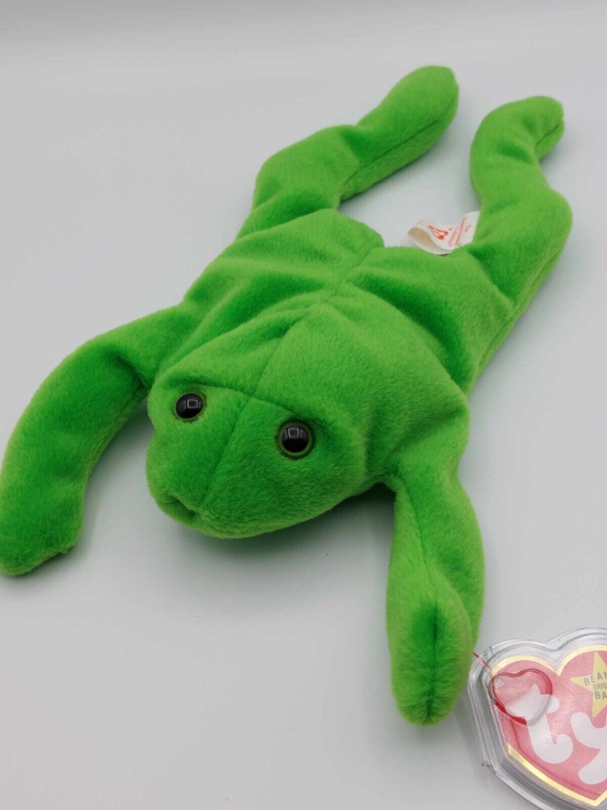 TY Beanie Baby Legs – The Green Frog – Petes Treasure Trove