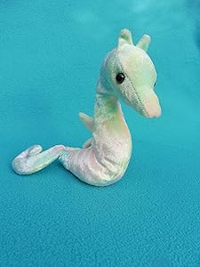 VINTAGE TY Beanie Baby - Neon The Seahorse