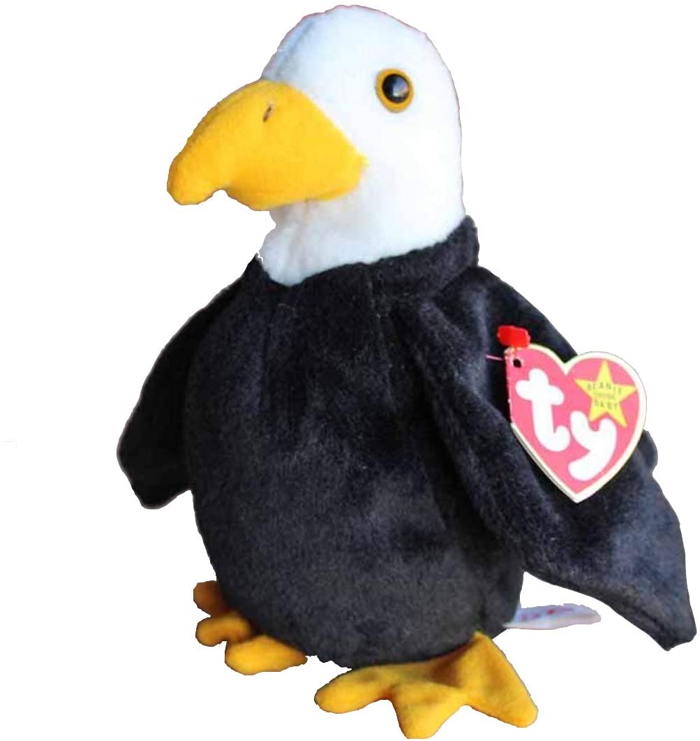 TY Beanie Baby Baldy - The Bald Eagle