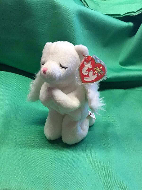 TY Beanie Baby Blessed - Praying Angel Teddy Bear - Image 5