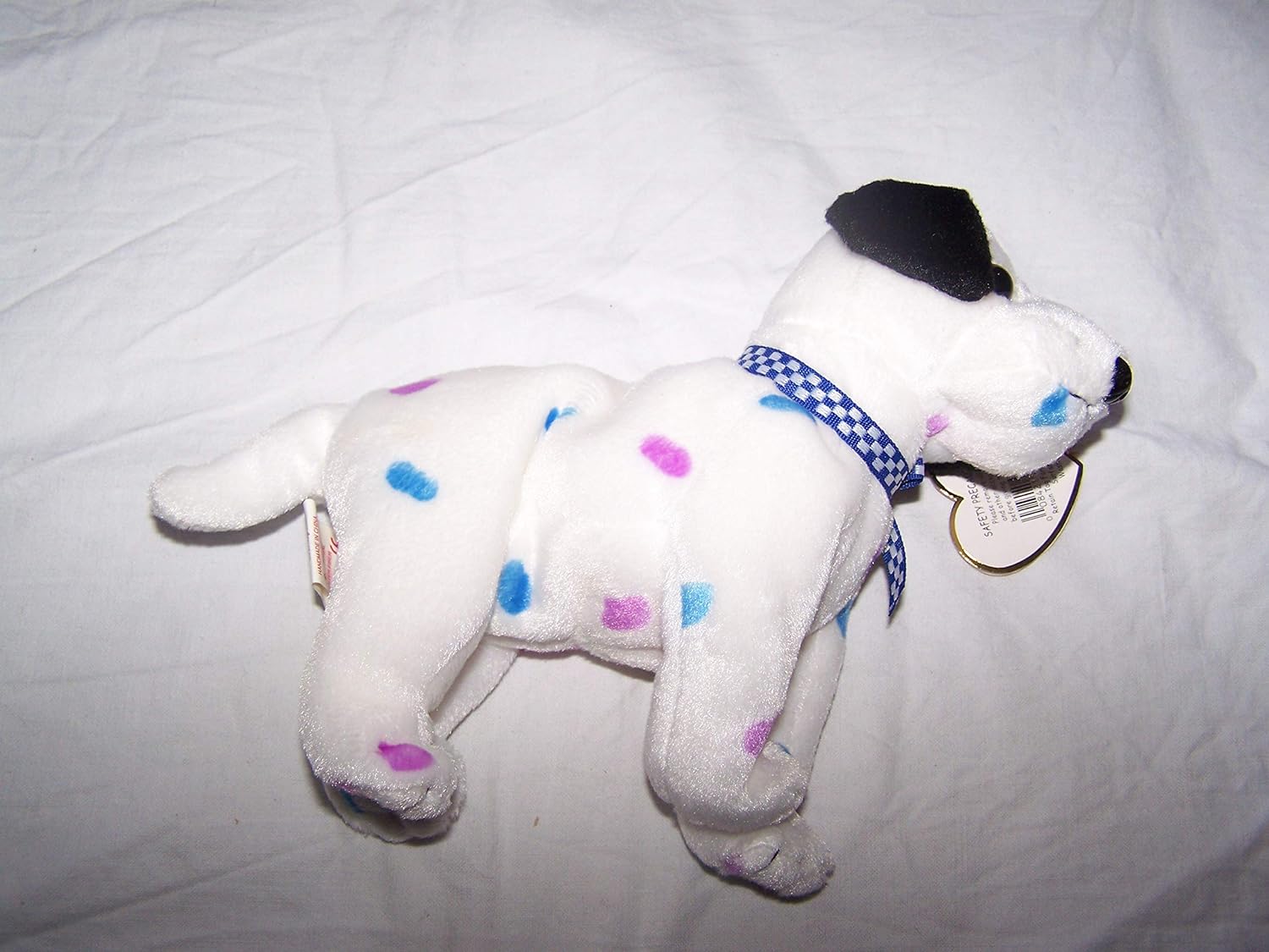 TY Beanie Baby Dizzy The Dalmatian Teddy Bear - Dog - Puppy - Image 3