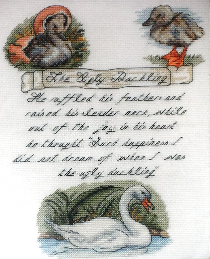 The Ugly Duckling (Children's Story By Hans Christian Anderson) Cross Stitch Kit - DMC - Image 3