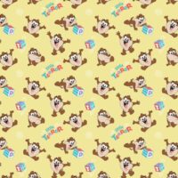 Fat Quarter Baby Taz Looney Tunes 100% Cotton Quilting Sewing Fabric
