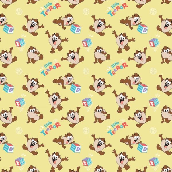 Fat Quarter Baby Taz Looney Tunes 100% Cotton Quilting Sewing Fabric