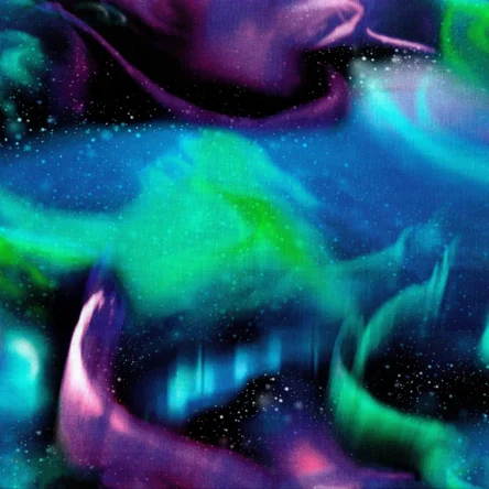 Fat Quarter Northern Lights Aurora Cotton Quilting Fabric