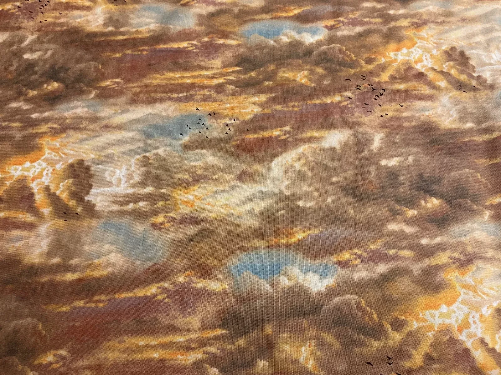 Fat Quarter Noah’s Ark Sky Cotton Quilting Fabric