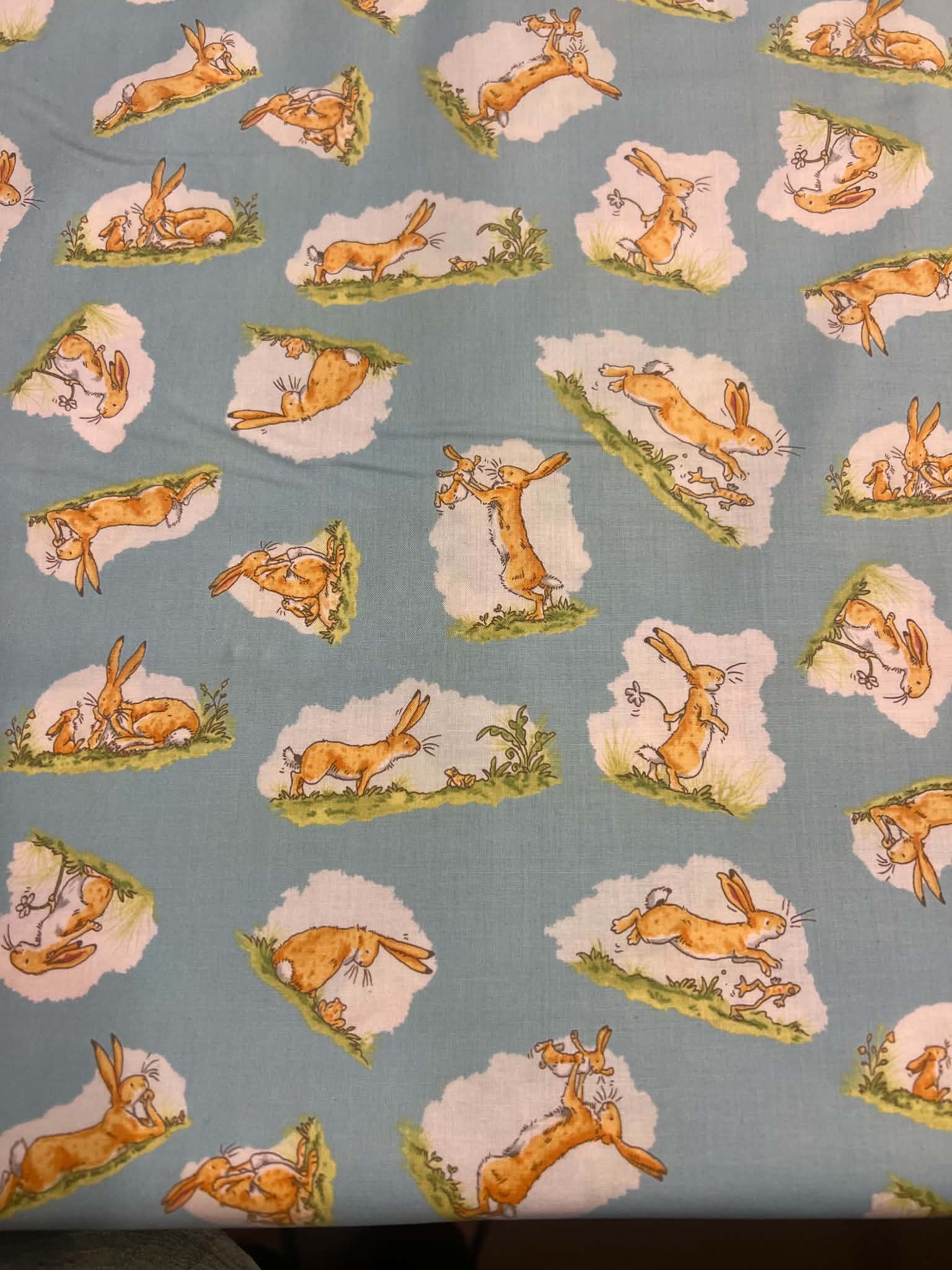 Fat Quarter Guess How Much I Love You - When I'm Big Hare Cotton Quilting Fabric - Image 7