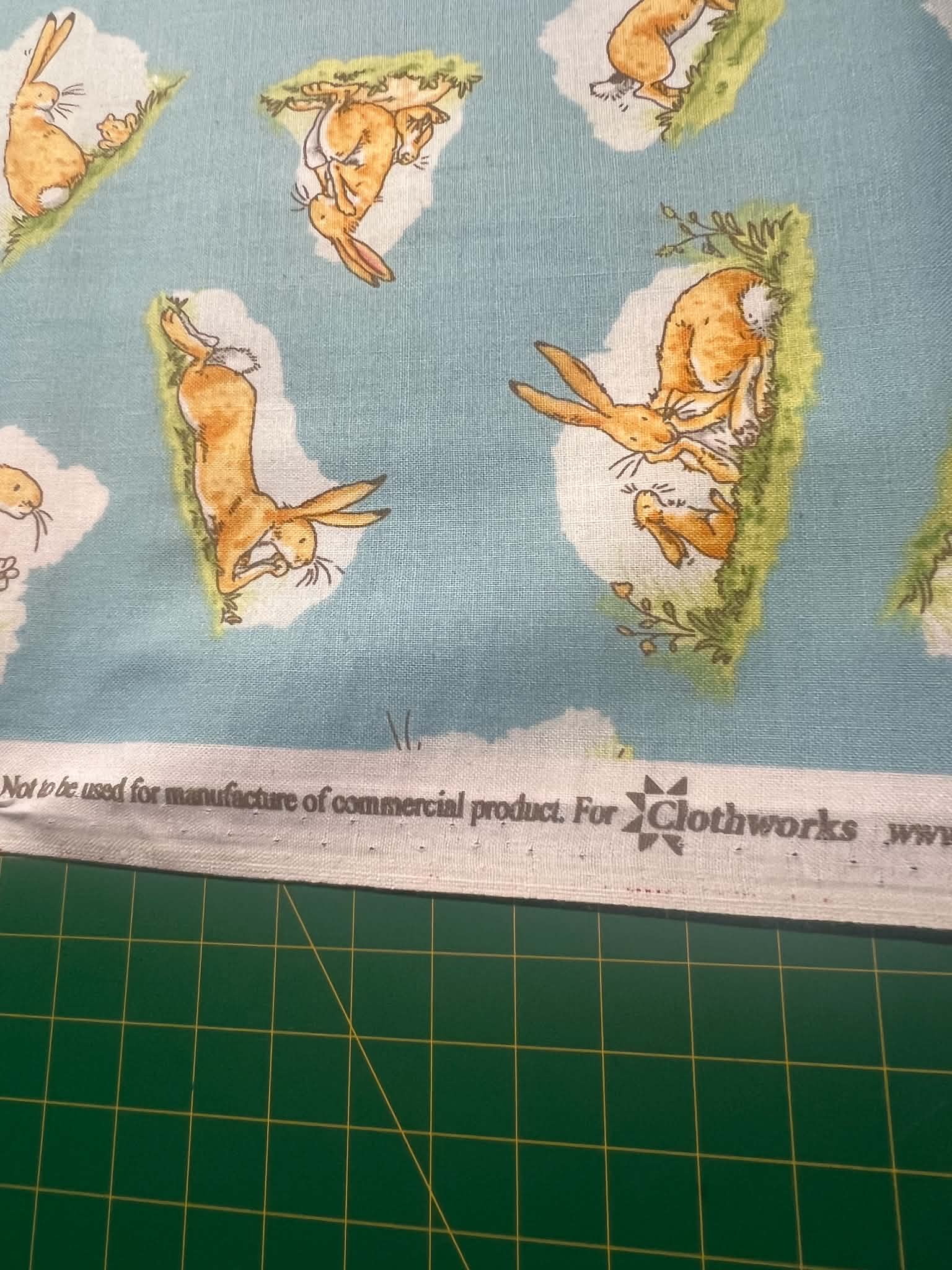 Fat Quarter Guess How Much I Love You - When I'm Big Hare Cotton Quilting Fabric - Image 4
