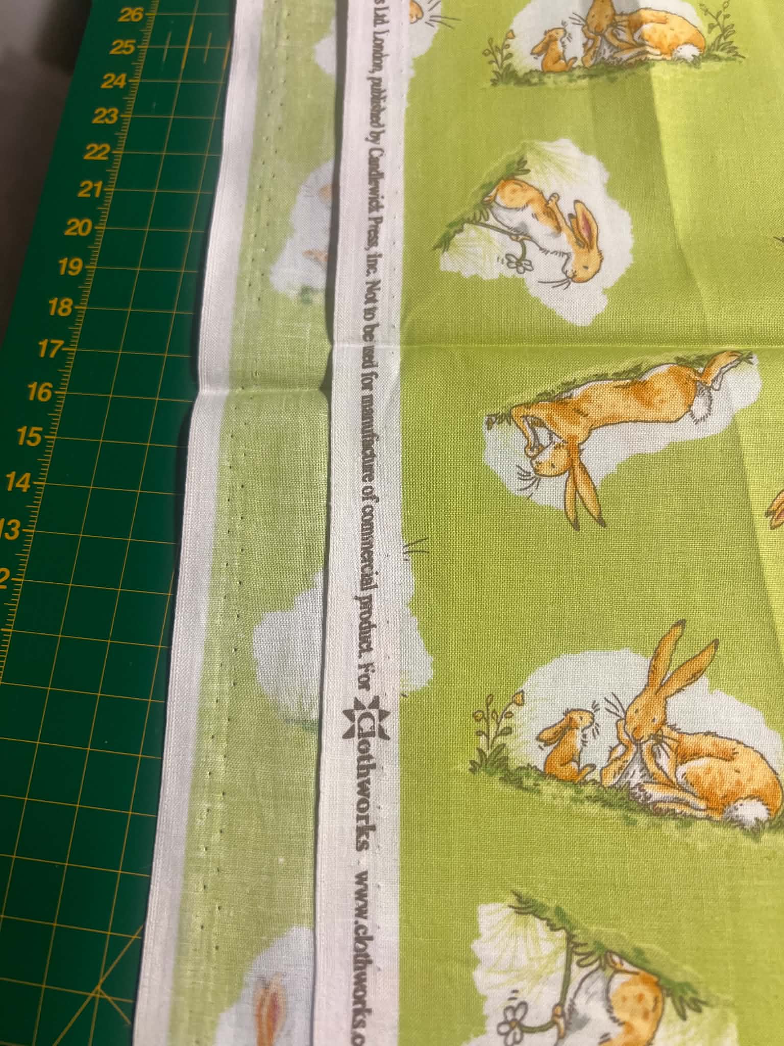 Fat Quarter Guess How Much I Love You - When I'm Big Hare Cotton Quilting Fabric - Image 3