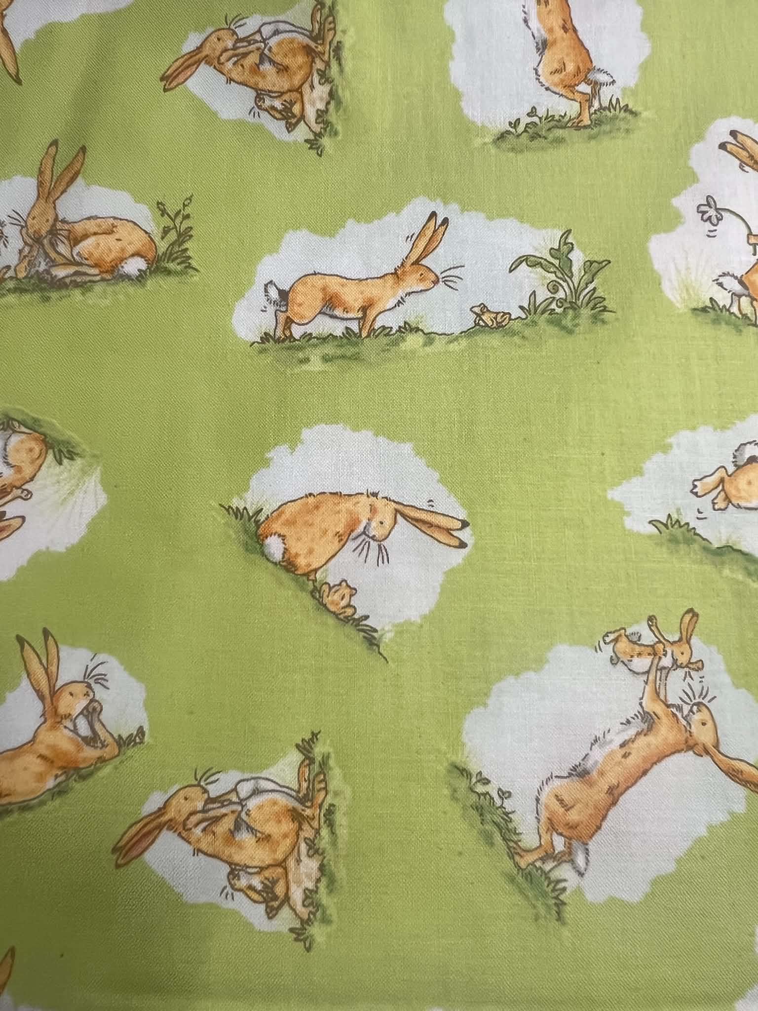 Fat Quarter Guess How Much I Love You - When I'm Big Hare Cotton Quilting Fabric - Image 2