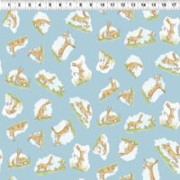 Fat Quarter Guess How Much I Love You - When I'm Big Hare Cotton Quilting Fabric