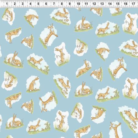 Fat Quarter Guess How Much I Love You – When I’m Big Hare Cotton Quilting Fabric